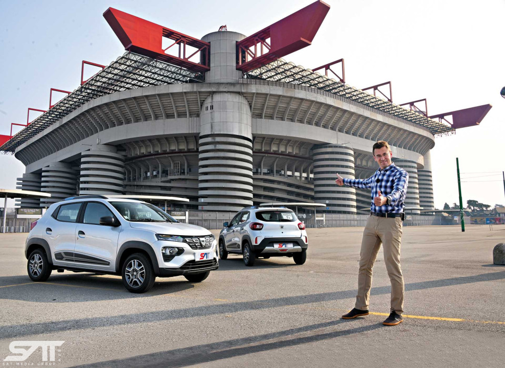 <p><span style="font-family: 'Frank Ruhl Libre';">Kako smo se povodom svetske premijere prvog električnog automobila Dačije našli u Milanu, nismo mogli da odolimo prizoru stadiona San